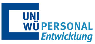 [Translate to Englisch:] Logo Personalentwicklung an der Universität Würzburg