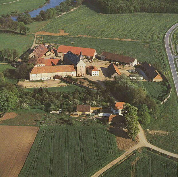 Luftbild von Mariaburghausen