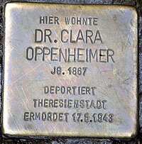 Stolperstein Klara Oppenheimer