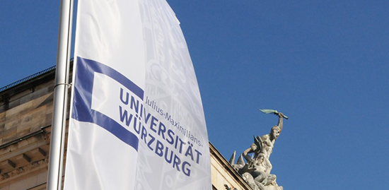 University Flag, Prometheus Statue