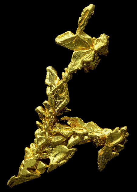 Gold Dendriten, Eagles Nest Mine, Kalifornien 