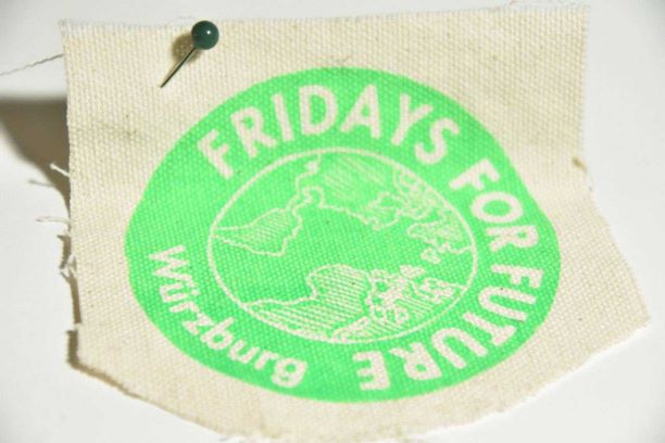 Aufdruck mit Fridays for Future Logo