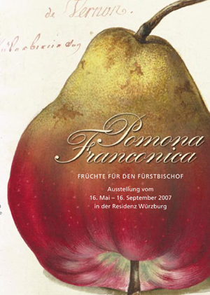 Plakat der Ausstellung Pomonia Franconia