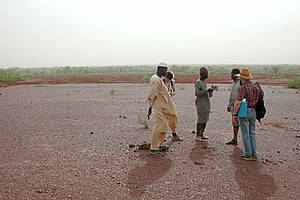 Bodendegregation in Burkina Faso (Foto K-E Linsenmair)