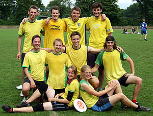 Das Ultimate Frisbee-Team