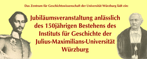 Plakat zur Jubiläumsveranstaltung des Instituts für Geschichte