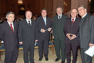Gruppenfoto der Festredner. Foto: Robert Emmerich