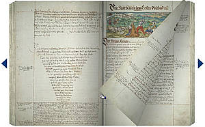 Virtuell in historischen Büchern blättern