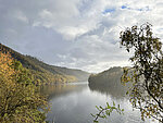 Der Urfttalstausee war bereits in einem Vorgängerprojekt im Fokus der Forschenden. Er ist bereits über 120 Jahre alt und somit der älteste Stausee der Eifel. (Foto: Georg Stauch / Universität Würzburg)