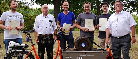 Siegerteam beim Stadtradeln