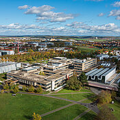 Universität Würzburg, Hubland-Campus und Campus Nord.