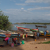 Auf der großen Insel Ukerewe werden zentrale Projekte des neuen Zentrums zur Bekämpfung der Tropenkrankheit Schistosomiasis durchgeführt. (Foto: Dr. Andreas Müller)