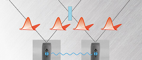 Micropillars with quantum dots are to help make data communication secure. They are developed at the University of Würzburg. (Picture: Tobias Huber)