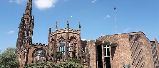 Bild der Kathedrale von Coventry (Copyright: Barbara Gersitz)