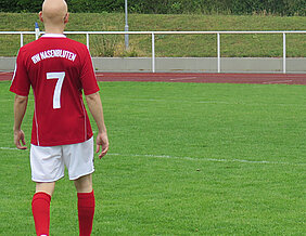 „Rot-Weiß Nasenbluten“: Solche Namen trug eine Mannschaft, die 2015 beim Hentschel-Cup antrat. (Foto: Julia Weimert/Uniklinikum Würzburg)