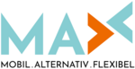 Logo MAX mobil. alternativ. flexibel