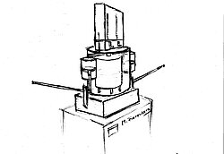 Funktionsmodell Hydraulis, Zeichnung: Michael Zierenberg