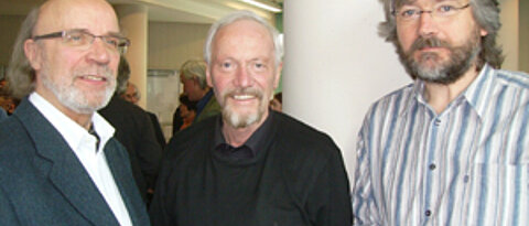 Die Würzburger Professoren Werner Goebel, Jürgen Kreft und Michael Kuhn (von links) aus dem Biozentrum. Foto: privat