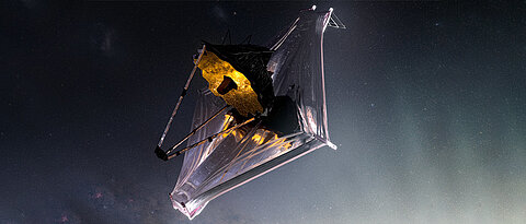 Das James-Webb-Weltraumteleskop ist das aktuell leistungsstärkste Teleskop im All. 
