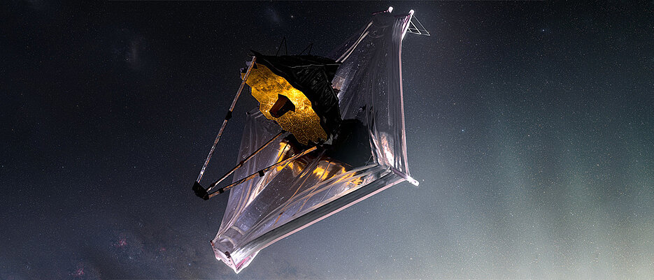 Das James-Webb-Weltraumteleskop ist das aktuell leistungsstärkste Teleskop im All. 