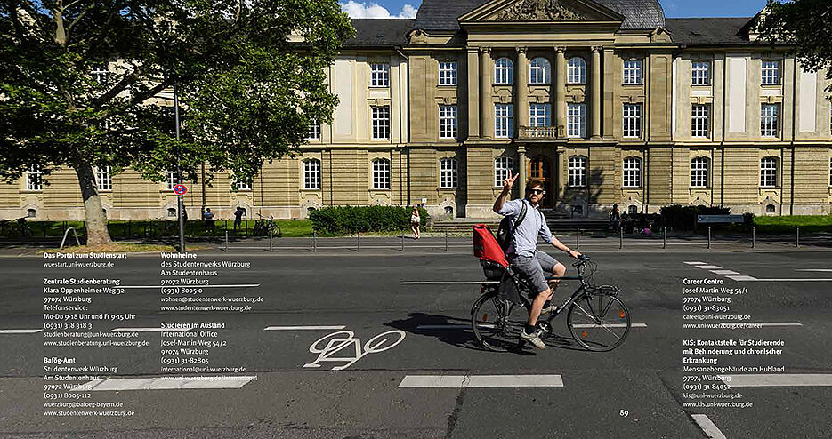 Das Magazin Uni-Zeit setzt auch auf starke Fotos.