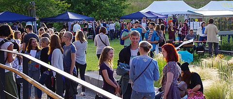 Geselliges Beisammensein beim Internationalen Abend