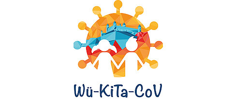 Das Logo der Würzburger Kindergarten-Corona-Studie Wü-KiTa-CoV.