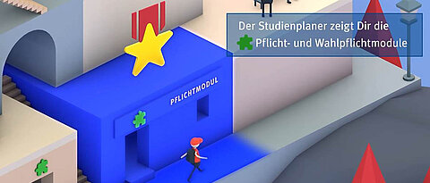 Screenshot aus dem animierten Wuestudy-Video, das auf den Systemwechsel hinweisen soll. (Foto: Marko Martini)
