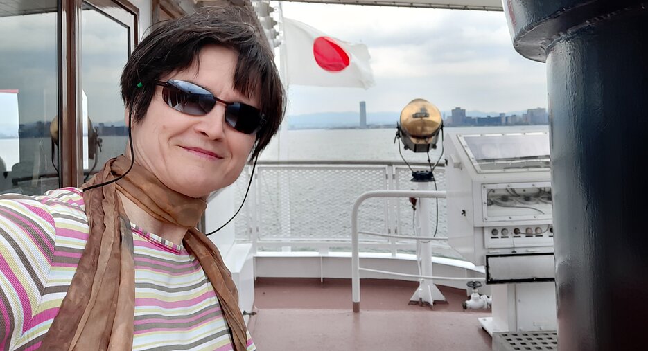 Alumna Barbara Lohoff in Japan, Foto: Privat