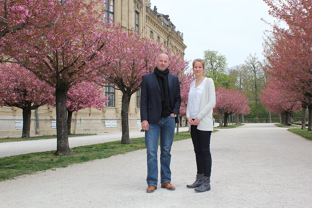 Hier sind Prof. Dr. Eberhard Rothfuß und Susan Thomschke zu sehen.