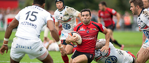 Rugbyspieler im Wettkampf. (Foto: Fanny Schertzer / Wikimedia Commons, CC BY 3.0)