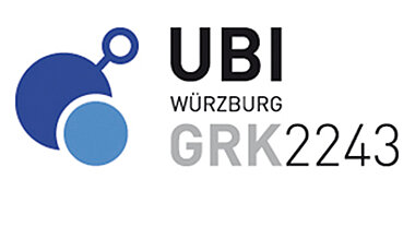 Das Logo des Würzburger Graduiertenkollegs „Ubiquitylierung verstehen: Von molekularen Mechanismen zu Krankheiten“.