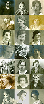 Collage weibliche Studierende