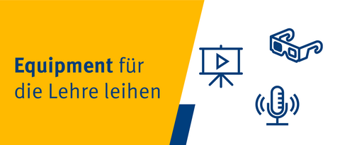 Equipment für die Lehre leihen.