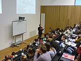 ...und Vortrag von Prof. Bolten zum Abschluss. (Fotos: K. Laustsen, M. Makni)