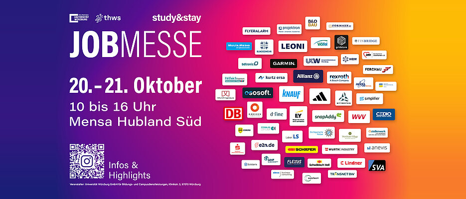 In Würzburg studieren und dann in der Region bleiben. Alle Infos dazu gibt es bei der study&stay. 