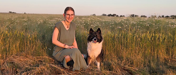 Nach Würzburg verschlug es Leni unter anderem, um in ihrer Heimat genügend Zeit mit ihrer fünfjähirgen Hündin Freya verbringen zu können.