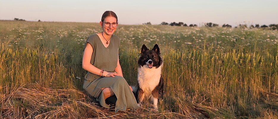 Nach Würzburg verschlug es Leni unter anderem, um in ihrer Heimat genügend Zeit mit ihrer fünfjähirgen Hündin Freya verbringen zu können.