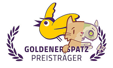 Beim Festival "Goldener Spatz" wurde das mobile Game "Katze Q" ausgezeichnet.