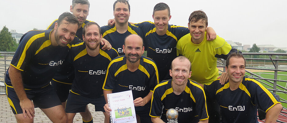 Das Team beim UKW-Fußballturnier