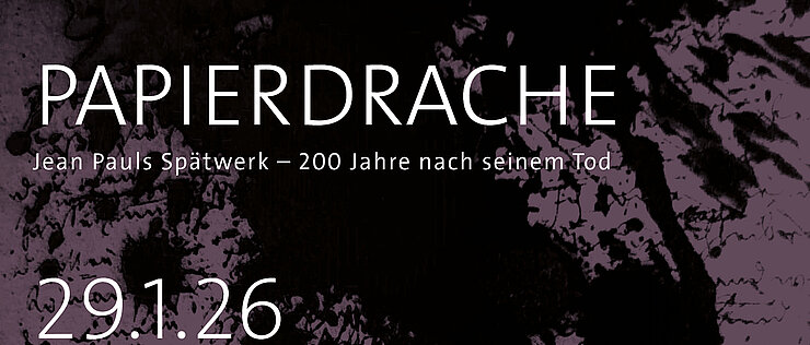 Ein Werk zwischen Klassizismus und Romantik. Jean Paul ist Ende Januar Thema im Schelling-Forum. 