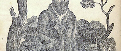 Robert, der Eremit: Die Titelseite des Pamphlets von 1829. (Quelle: RB 15656, The Huntington Library, San Marino, California)