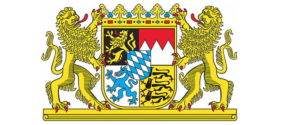 [Translate to Englisch:] Wappen des Freistaates Bayern