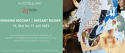 Mit der Ausstellung IMAGINE MOZART | MOZART BILDER zeigt das Mozartfest Würzburg ein Panorama an Darstellungen, zu denen Mozarts Werk und Persönlichkeit bildende Künstler in rund 250 Jahren inspiriert haben.