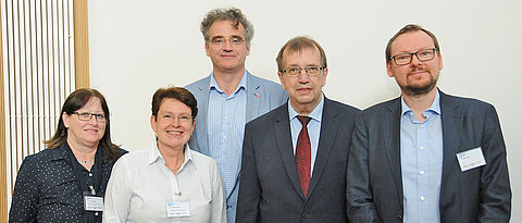 Organisatoren und Gäste des EXIST-Workshops an der Uni Würzburg