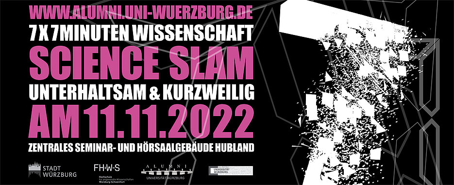 Beim Science Slam 2022 erwarten das Publikum Vorträge aus unterschiedlichsten Fachrichtungen.