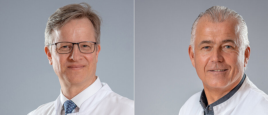 Ausgezeichnete Mediziner: Maximilians Rudert (l.) und Peter Raab.