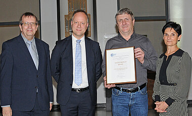 Bronze erhielt die Fakultät für Physik und Astronomie. (Foto: Robert Emmerich)