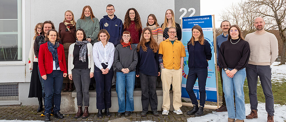 Das Team des Nachhaltigkeitslabors WueLAB.