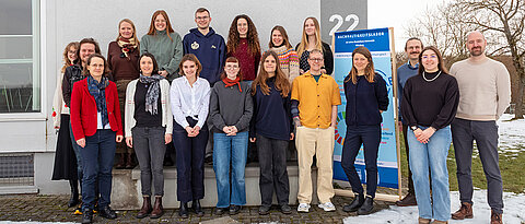 Das Team des Nachhaltigkeitslabors WueLAB.